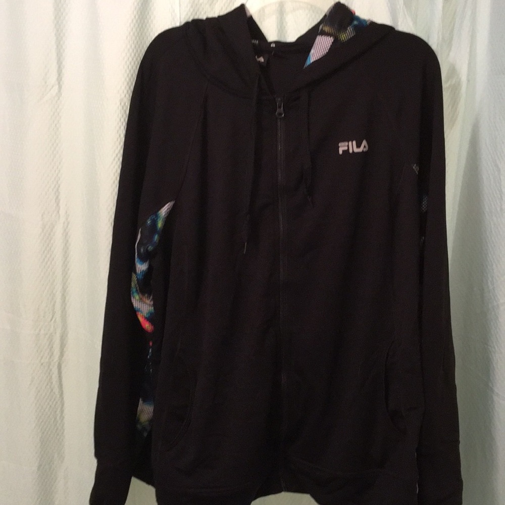 FILA Plus Size women’s athletic zipper hoodie